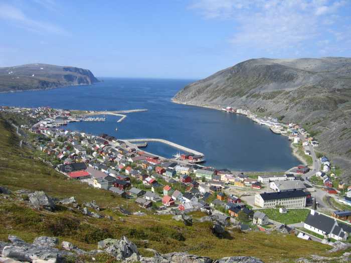 Toller Blick auf den Kjøllefjord.